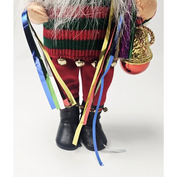 Annalee 2005 Santa Claus Elf Wrapping 12" Posable Doll Christmas Decor 582305 - Picture 6 of 7